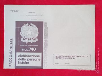 Busta 740 raccomandata vintage