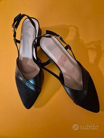 Scarpe donna nero con tacco 4,5 cm Nr. 36