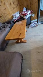 TAVOLINO IN PINO CIRMOLO 95X50X35