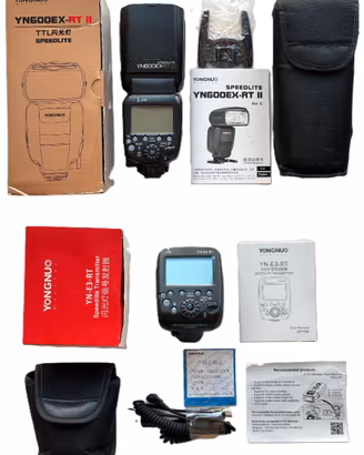 Kit Flash Yongnuo YN600EX-RT II + Trigger Canon
