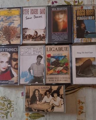 Musicassette vintage vario genere anni 80-90 