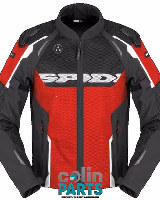 Giacca moto in tessuto Uomo RACE WARRIOR 2 NET RED