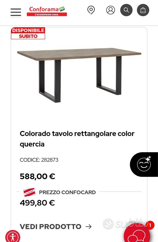 Conforama tavoli Mobili usati