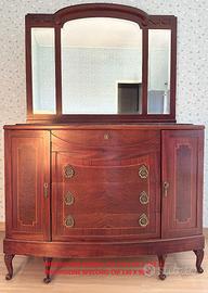 Cassettone con specchiera rimovibile