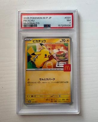 Pikachu McDonald’s Promo  PSA 7