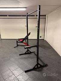 Rack panca pesi 164 kg di dischi