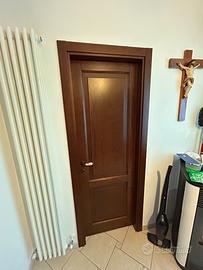 Porte interne in legno con maniglia in ceramica