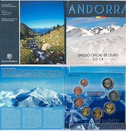 Andorra 2014 set divisionale Folder Ufficiale FDC