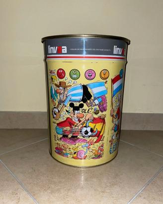 JACOVITTI BIDONE POUF MONDIALI DI CALCIO 1982