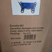 CARRELLINO DA SPIAGGIA