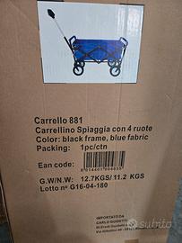 CARRELLINO DA SPIAGGIA