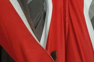 Tuta da moto in pelle di canguro