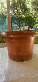 Grande vaso in plastica