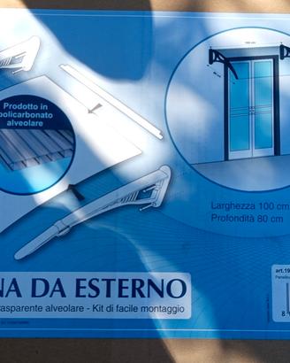 Pensilina da esterno 100x80