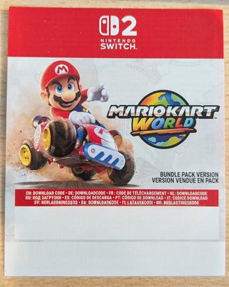 Codice Mario Kart World