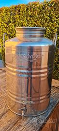 Contenitore olio 50lt.  in acciaio inox
