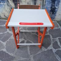 Banco scuola in legno