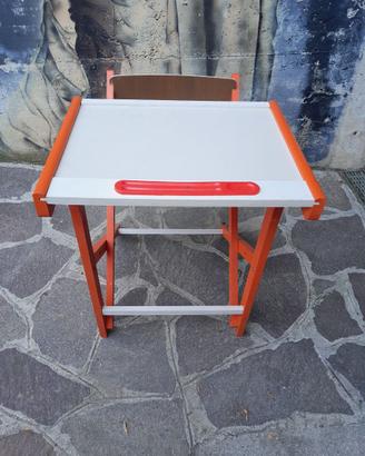 Banco scuola in legno