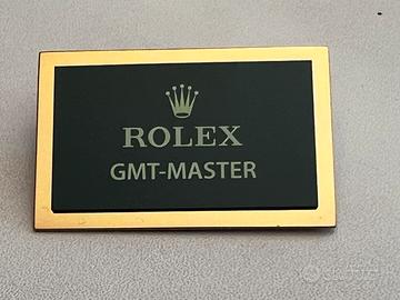 Rolex targa esposizione