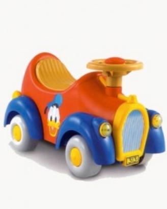 Auto di paperino cavalcabile per bambini 