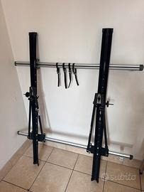 Portabici completo di barrae portatutto