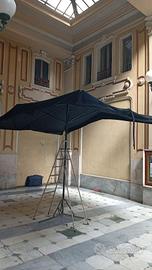 ombrellone nero da dehor o  ambulante
