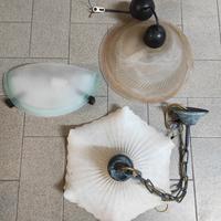 2 Lampadari Cucina, 3 Plafoniera, 2 da esterno 
