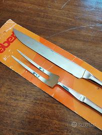 coltello e forchettone arrosto nuovo