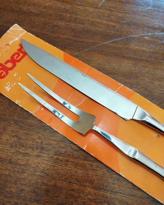 coltello e forchettone arrosto nuovo