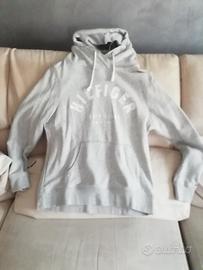 felpa garzata grigia 