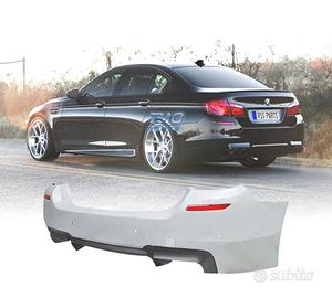 PARAURTI POSTERIORE BMW F10 LOOK M5 PDC DOPPIA USC