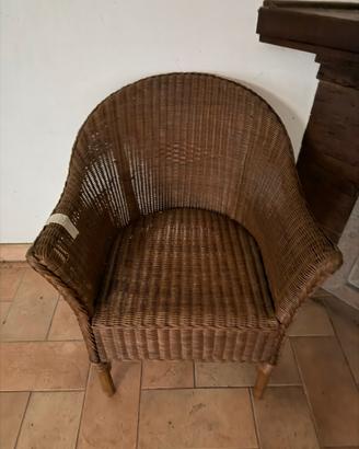 Poltroncina in Vimini