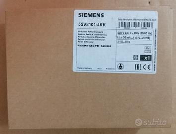 SIEMENS RELÉ DI PROTEZIONE 5SV8101-4KK