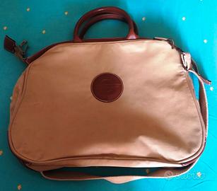 Borsa Martini Racing beige e marrone