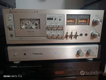 Piastra Cassetta Professionale Mitsubishi Vu-Meter