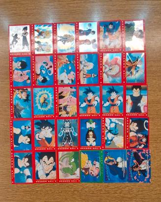 Set Carte Dragonball Z serie Rossa