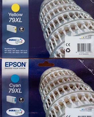 cartucce originali Epson "Torre di Pisa" xl