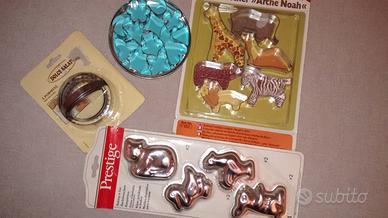 Tagliabiscotti e formine per dolci o rustici