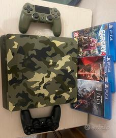Ps4 slim due joistick e tre giochi compresi