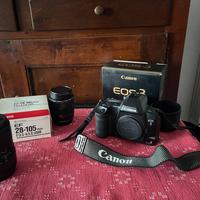 Canon EOS 3 + Obiettivi 28-105mm e 100-300mm