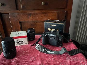 Canon EOS 3 + Obiettivi 28-105mm e 100-300mm