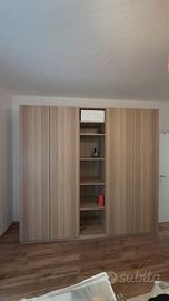 Guardaroba PAX effetto Rovere accessoriato
