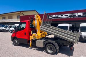IVECO DAILY 35C14 GRU + CASSONE RIBALTABILE