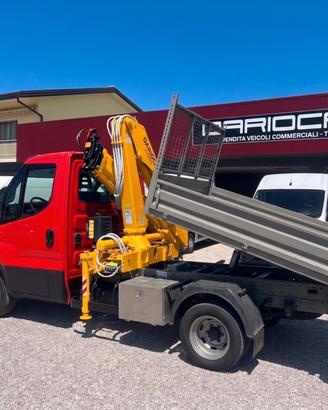 IVECO DAILY 35C14 GRU + CASSONE RIBALTABILE