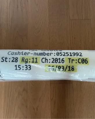 IKEA x Virgil Abloh Markerad “Receipt Rug” – NUOVO