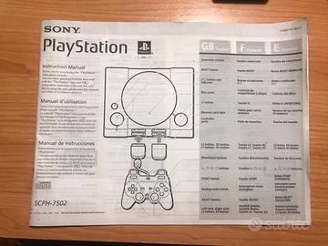 Manuale istruzioni PlayStation 1