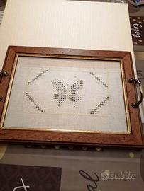 Vassoio con cornice in arte povera