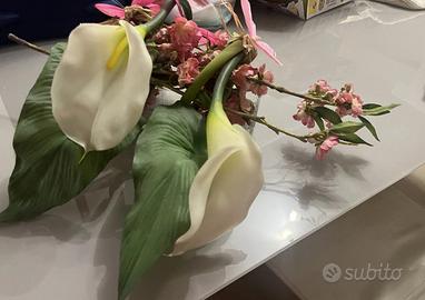 DECORAZIONE FLOREALE ARTIGIANALE -pezzo unico