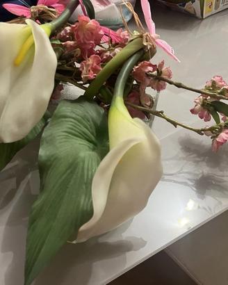 DECORAZIONE FLOREALE ARTIGIANALE -pezzo unico