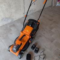 Tagliaerba a batteria LawnMaster 24V – 2 batterie
